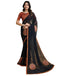 Vasthrlay Georgette Bandhani Unstitched Green Saree