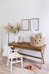 RUGSZONE Handwoven Jute & Cotton Storage Basket