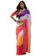 Vasthrlay Womens Printed Unstitched Multicolor Saree