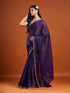 Vasthrlay Red Embroidery Unstitched Saree