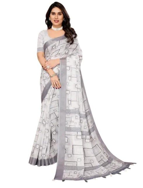 Vasthrlay Banarasi Traditional Unstitched Saree