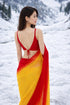 Vasthrlay Yellow Georgette Saree