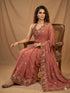 Vasthrlay Pink Embroidery Saree