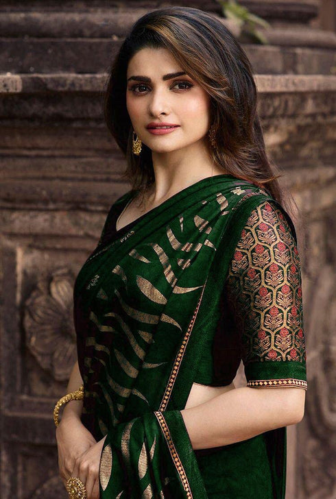 Vasthrlay Banarasi Unstitched Saree