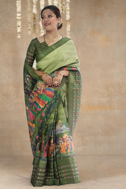 Vasthrlay Fashion Cotton Printed Ethnic Wear