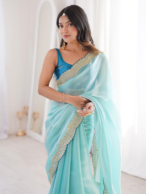 Vasthrlay Lavender Embroidery Unstitched Kr Ethnic Wear