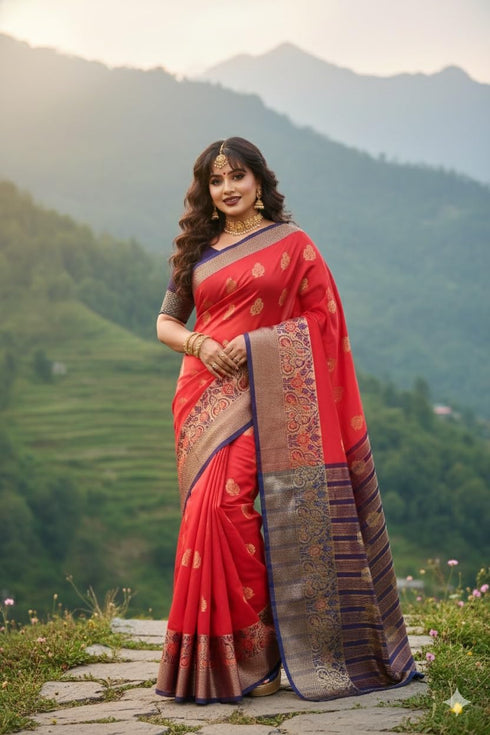 Vasthrlay Banarasi Jacquard Ethnic Wear