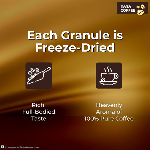 Tata Coffee Gold Original Freeze Dried Instant Coffee 50g Jar