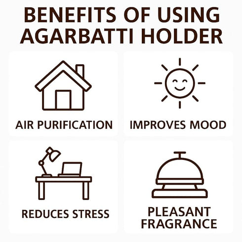 Pure Source India Aluminum Agarbatti Stand