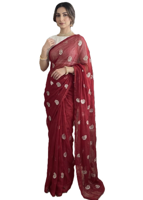 Vasthrlay Chiffon Designer Saree