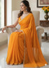 Vasthrlay Georgette Unstitched Ethnic Wear