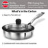 Hawkins 18 cm Triply Stainless Steel Pro Frying Pan