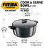 Hawkins Futura 6 Litre Cook n Serve Bowl
