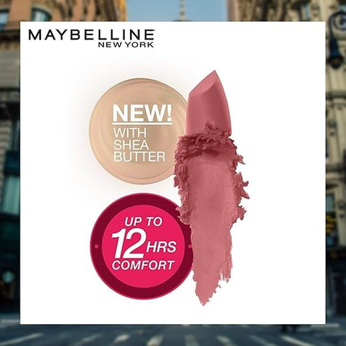 Maybelline Creamy Matte Lipstick / 507 Almond Pink