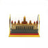 Handcrafted Rosewood Wooden Mysore Palace Model with Lights & Glass Cover, Mysore Palace Showpiece for Home & Office Decor, Housewarming, Birthday Gifts (10x14 Inches)