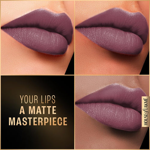 Lakme Forever Matte Liquid Lip Colour | Mauve Ecstasy