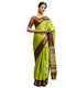 Vasthrlay Weaving Khaki Saree