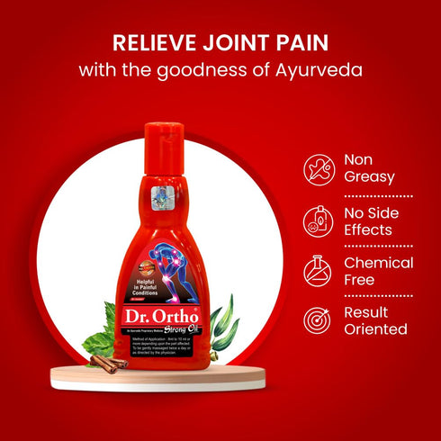 Dr.Ortho Ayurvedic Strong Oil 120Ml - For Joints Pain