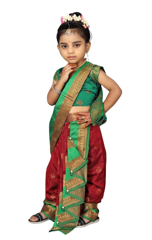 Vasthrlay Paithani Maharashtrian Contrast Traditional