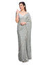 Vasthrlay Siroski Unstitch Grey Ethnic Wear