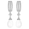 Clara 925 Sterling Silver Pearl Queen Pendant Earring
