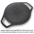 Hawkins Futura 24 cm Cast Iron Tava Cast Iron Tawa for Roti