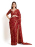 Vasthrlay Shimmer Running Purple Saree