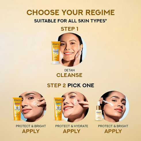 Ponds Detan Facewash with Vitamin C & Niacinamide