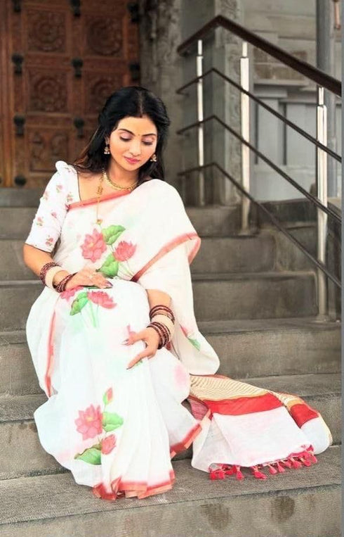 Vasthrlay Printed Elegant Lightweight Festive