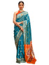 Vasthrlay Weaving Paithani Unstitched Maroon Saree