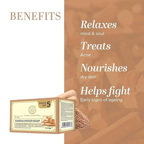 Khadi Natural Sandalwood Soap