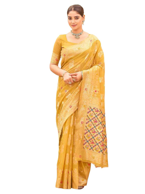 Vasthrlay Georgette Bandhani Dark Saree