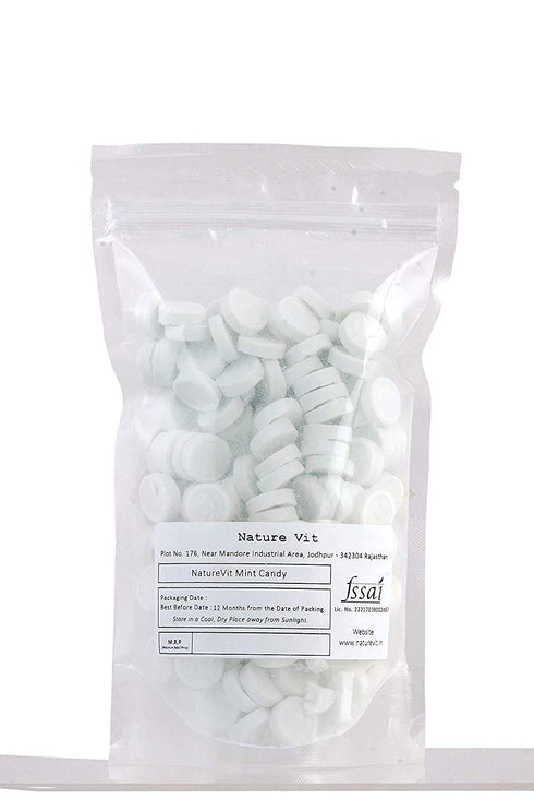 NatureVit Mint Candy Medium Mint Goli | Refreshing Mouth Freshener