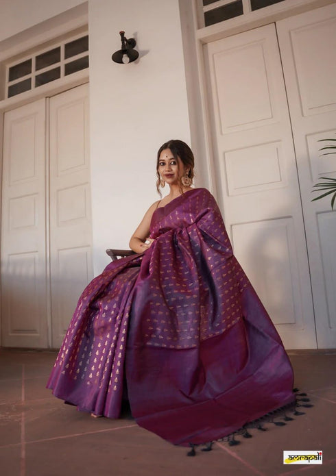 Vasthrlay Cotton Woven Saree