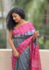Vasthrlay Pink Handloom Saree
