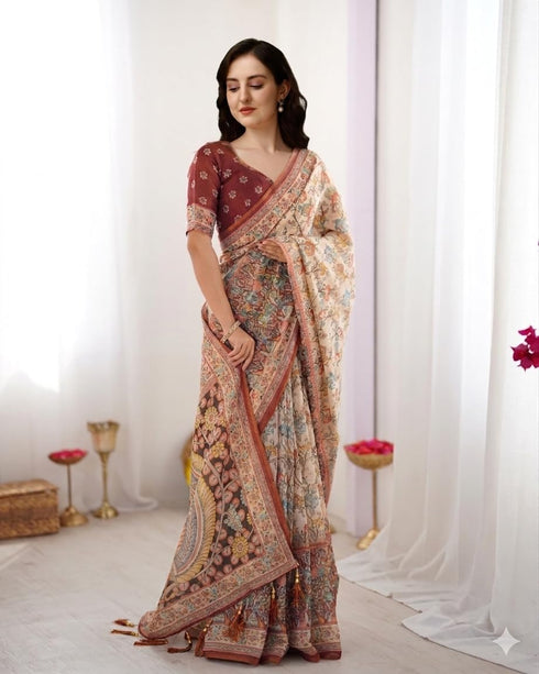 Vasthrlay Banarasi Artistic Designer Unstitched