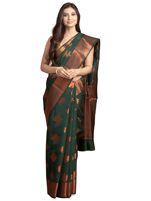 Vasthrlay Banarasi Unstitched Saree