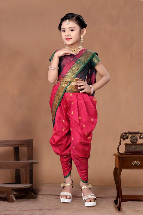 Vasthrlay Paithani Maharashtrian Contrast Traditional