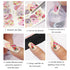 S.A.V.I Floral Nail Decals - 12 Green Plant Designs- Water Transfer Nail Art Stickers