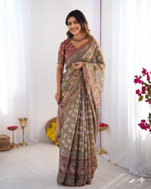 Vasthrlay Premium Banarasi Brocade Unstitched