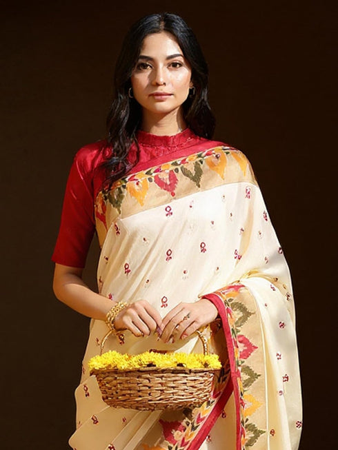 Vasthrlay Printed Unstitched Ai Ethnic Wear