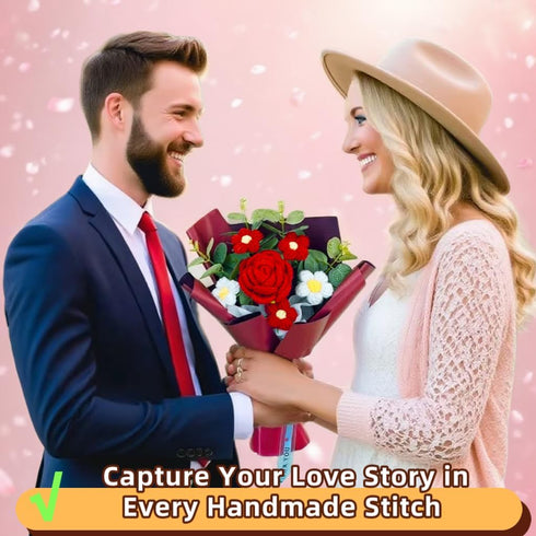 Zbdroxygen Crochet Flower Bouquet