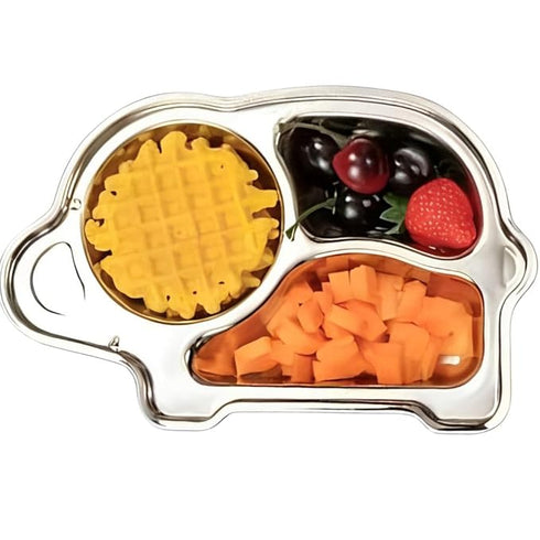 Stainless Steel Divided Meal Plate for Baby