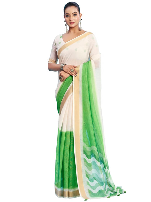 Vasthrlay Printed Unstitched Blouse Ethnic Wear