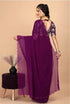 Designer Georgette Saree with Embroidered Blouse Piece