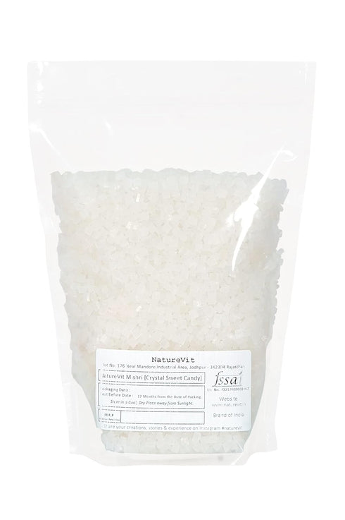 NatureVit Mishri Dana Diamond Cut Sugar Crystals