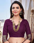 Vasthrlay Banarasi Kanjivaram Unstitched Pink Saree