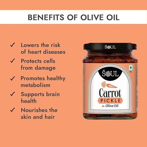 ADF Soul Carrot Pickle in Olive Oil