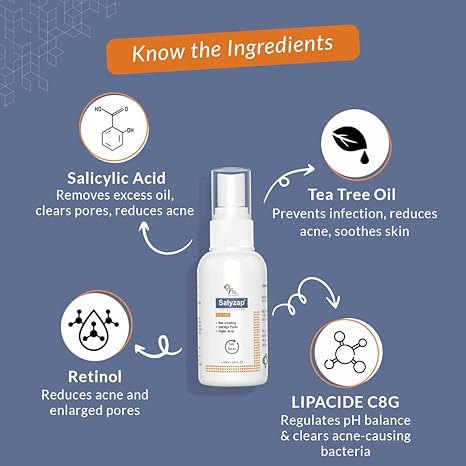 Malar 2% Salicylic Acid Salyzap Body Acne Spray