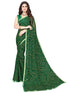 Vasthrlay Bandhani Printed Chiffon Red Saree